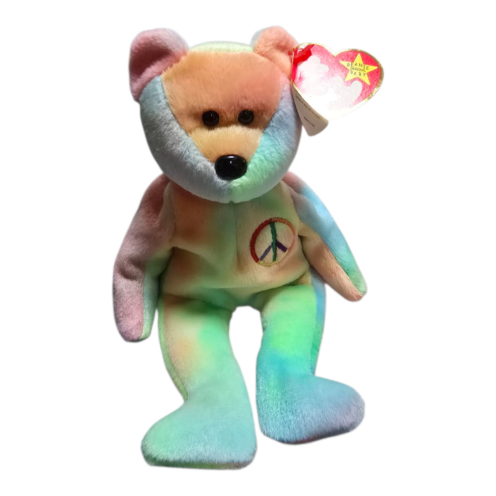 TY Beanie Babies Peace Bear 1996